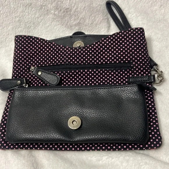 Floral Pink and Black Wristlet Clutch from Roxy - Picture 8 of 15